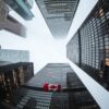 architecture, building, flag, toronto, canadianflag, urban, lookup, skyscraper, city, business, skyline, toronto, toronto, toronto, toronto, toronto, business, business